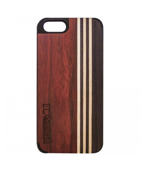 Eco Shield Natural Wood Case for iPhone 6 , Forest Symphony (made of Rosewood, Maple, & Ebony)