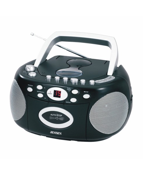 JENSEN PORTABLE CD/CASSETTE RECORDER    
