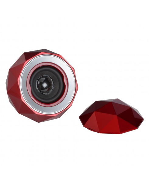 LYRIX POWERBALL BLTH WIRELESS SPKER, RED