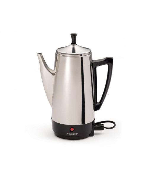 Presto 12-Cup Stainless Steel Coffee Maker