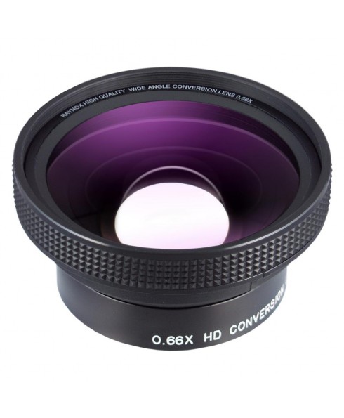 Raynox HD-6600 Pro 0.66x High Quality Wide Angle Lens 58mm Mounting Thread
