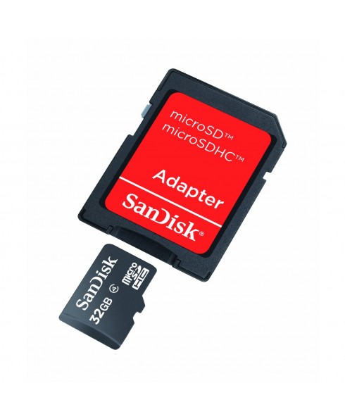 SANDISK MOBILE MICRO SDHC 32GB 4 W/ADAP.