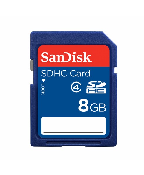 SANDISK 8GB CLASS 4 SDHC FLASH MEM CARD 