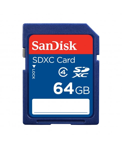 SANDISK 64GB CLASS 4 SDXC MEMORY CARD   