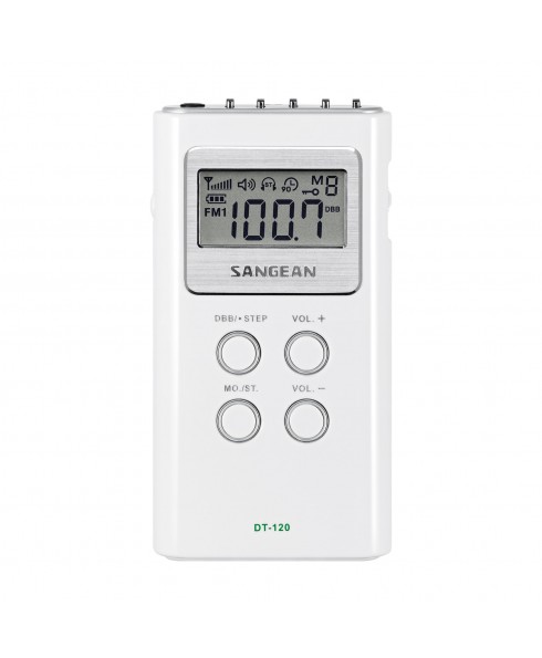 SANGEAN AM/FM STEREO DIGITAL RADIO WHITE