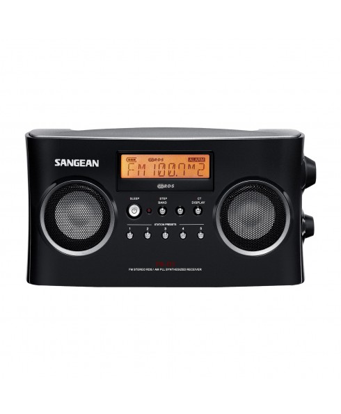 SANGEAN AM/FM RDS DIGITAL RADIO, BLACK  