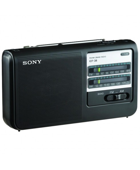 Sony ICF-38 Portable AM/FM Radio