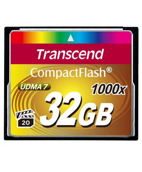 Transcend Compact Flash 32GB UDMA7 1000x High-speed Memory Card