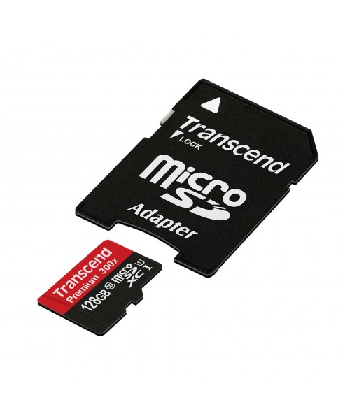 TRANSCND MICRO SD 128GB 300X CL 10 UHS-1
