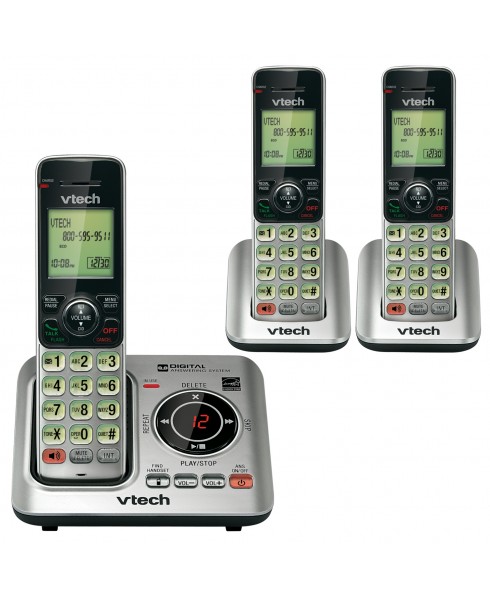 VTECH 3-HANDSET CORDLESS ANSWERING SYSTM