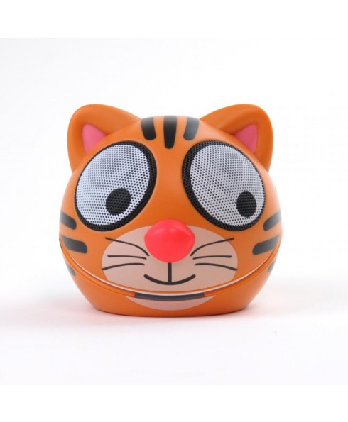 Zoo-Tunes Terry-the-Tiger Compact Portable Character Stereo Speaker