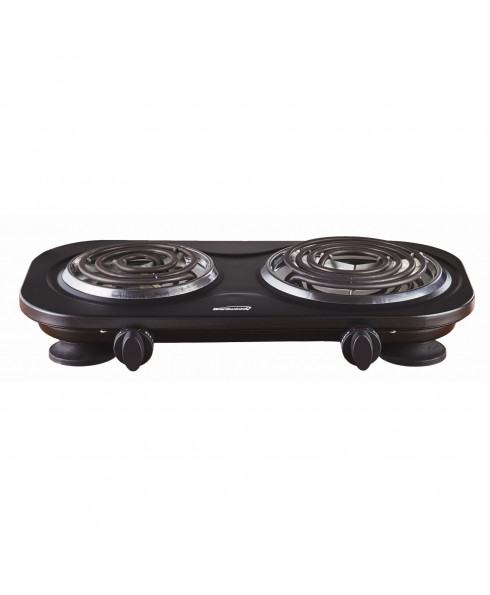 BRENTWOOD ELECTRIC DOUBLE BURNER - BLACK