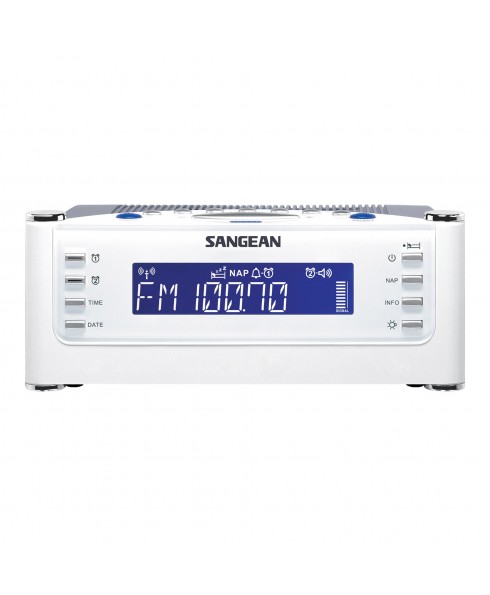 SANGEAN AM/FM/AUX ATOMIC CLOCK RADIO    