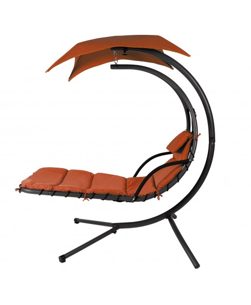 HANGING CHAISE LOUNGER CHAIR ARC STAND  