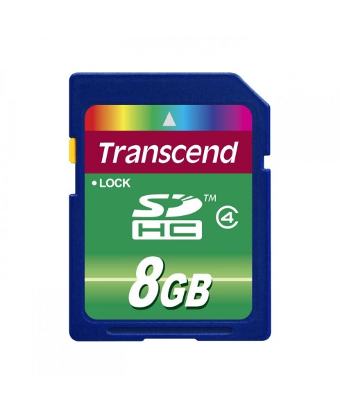 Transcend SD High Capacity 8GB Card <em>Class 4</em>