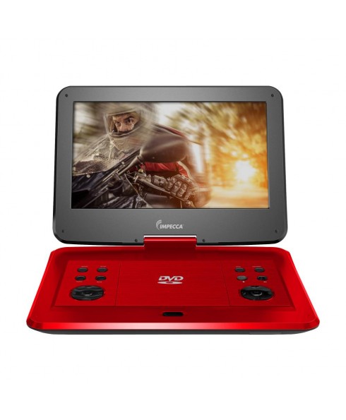 IMPECCA Portable DVD Player with 13.3-inch 180-degree Widescreen LCD, Scarlet Dynamite