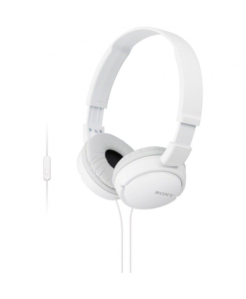 Sony Extra Bass Smartphone Headset with In-line Mic, White