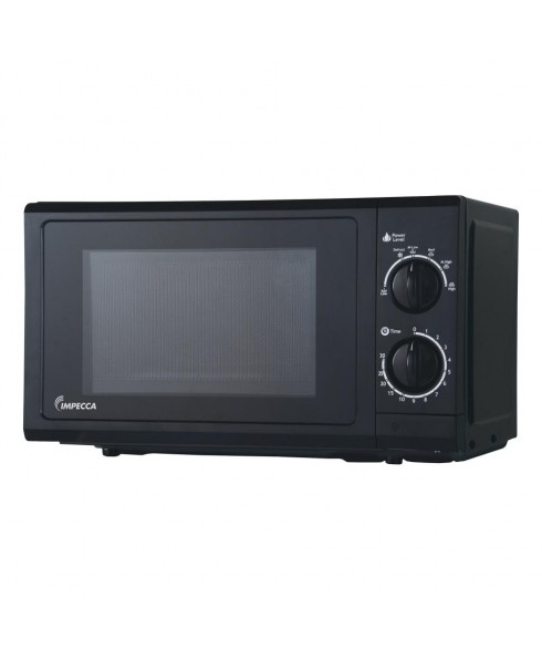 IMPECCA 0.6 Cu. Ft. 700 Watts Countertop Microwave Oven, Black