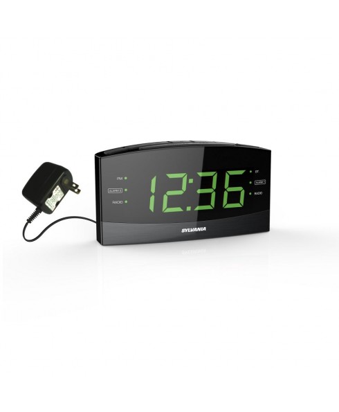 Sylvania Bluetooth PLL Clock Radio with  1.8 inch Jumbo Display
