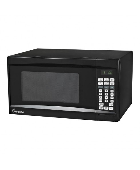 IMPECCA 0.7 CU. FT. 700 Watt Countertop Microwave Oven, Black