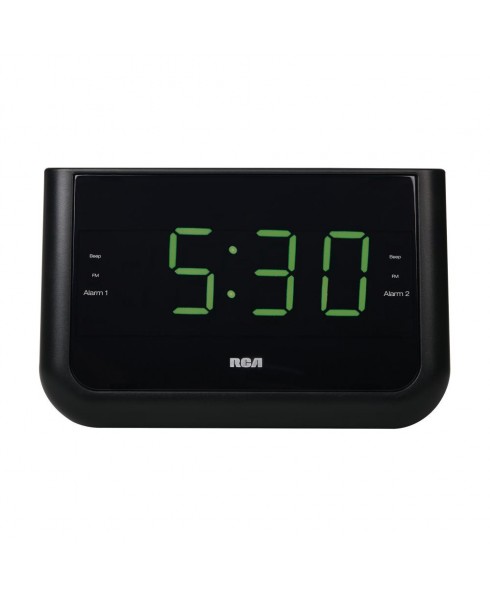 RCA Dual Wake USB Charging Clock Radio