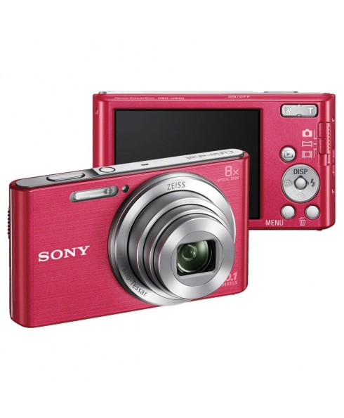 Sony 20.1MP Digital Camera with 8x Optical Zoom and 2.7-inch LCD, Pink