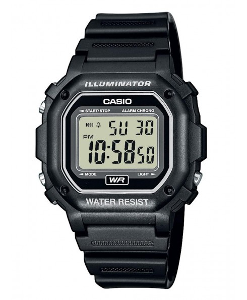 Casio F108WH 30m Water Resistance Digital Watch with Black Resin Strap