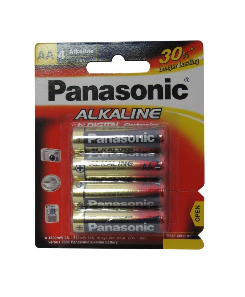 Panasonic Alkaline Plus Power AA 4-Pack