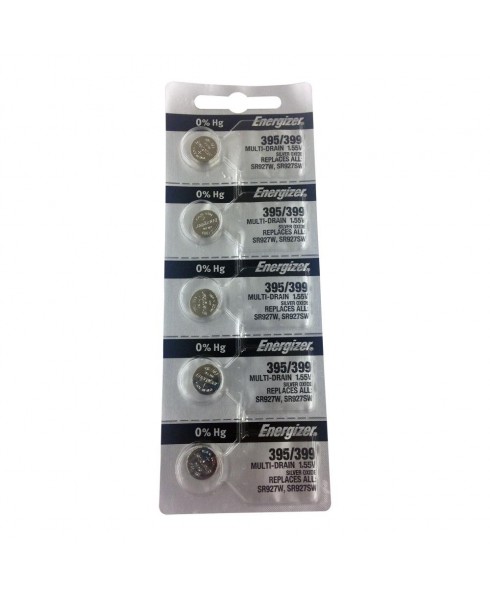Energizer SR-927SW - 395/399 Watch/Calculator Battery, Sold in strips of 5 only