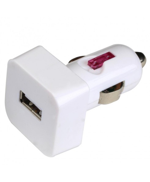 IMPECCA USB101 10-Watt USB Car Adapter - White
