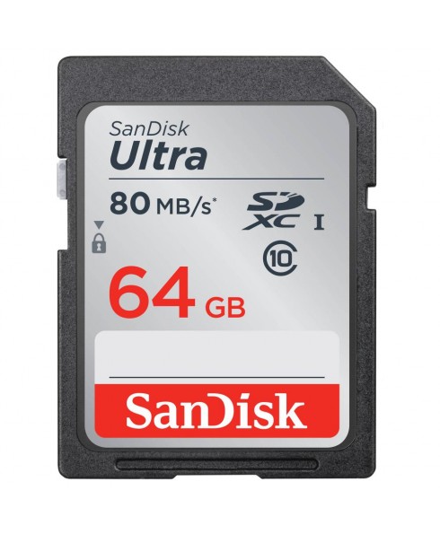 SanDisk SDXC 64GB Ultra UHS-I Memory Card Class 10