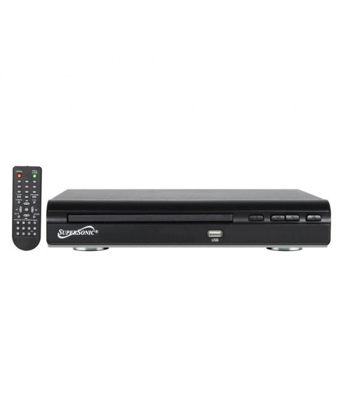 SuperSonic 2.0 Channel DVD Player with USB Input