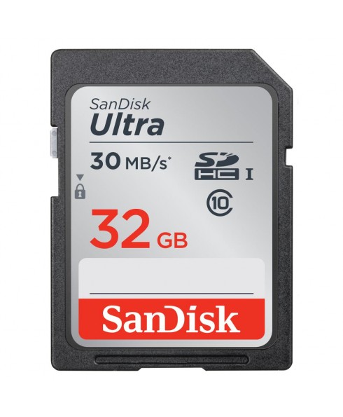 SanDisk 32GB Ultra UHS-I SDHC Memory Card Class 10