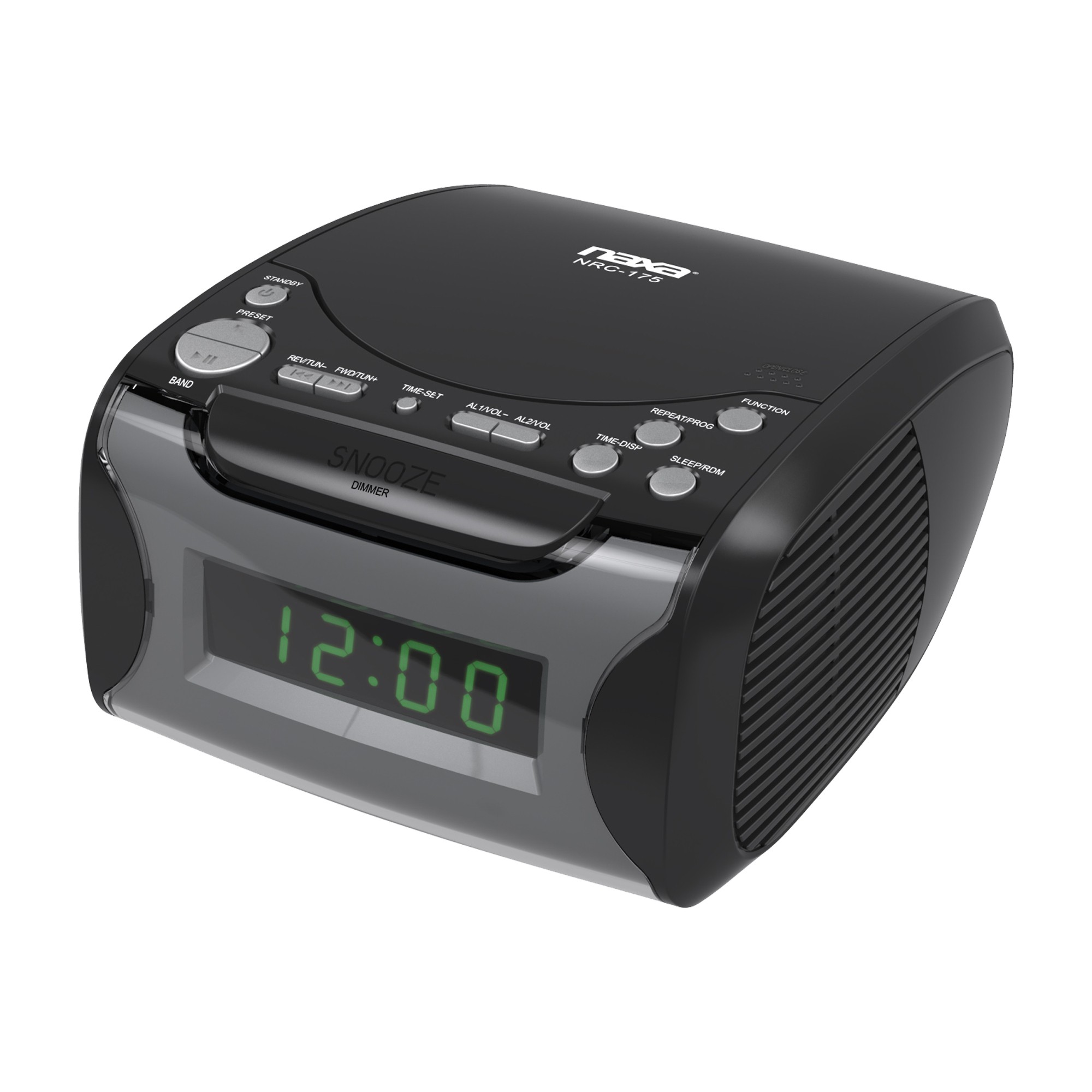 Naxa NAXA Electronics NRC-170 PLL Digital Dual Alarm Clock 