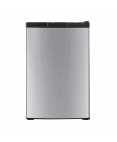 IMPECCA RC-1446 4.4 Cu. Ft. Single Door Compact Refrigerator, Stainless Look