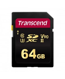 Transcend 64GB SDXC 700S V90 4K Ultra HD UHS-I U3 Class 10 Memory Card