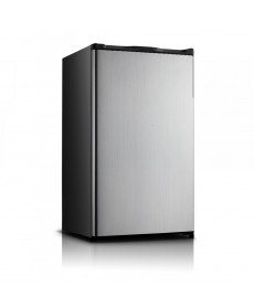IMPECCA RC-1335 3.3 Cu. Ft. Compact Refrigerator, Stainless Look