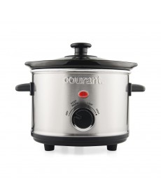 Courant 1.5 Quart Slow Cooker, Stainless Steel