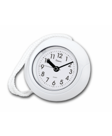IMPECCA IMPWCW55W 5.5" WATERPROOF  CLOCK,  WHITE