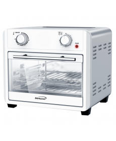 Brentwood 24-Quart Convection Air Fryer Toaster Oven with 60-Minute Timer, Silver