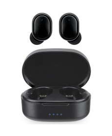 iLive Truly Wire-Free Earbuds, Sweatproof, Includes 3 Set of Ear Tips - Black