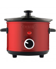 Courant 1.6-QT Slow Cooker - Red