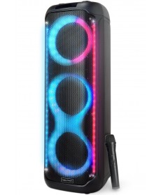 Dolphin Audio Triple 8-inch Portable Karaoke Bluetooth Speaker