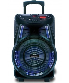 Dolphin Audio 15-inch Bluetooth Party Speaker with LED Lights, Stand and Mic 
