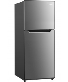 Impecca 10.1 Cu. Ft. Apartment Refrigerator with Top Mount Freezer - Stainless Look