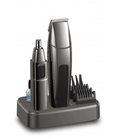 Hercules 4-in-1 Trimmer with Interchangeable Heads - Gray/Black