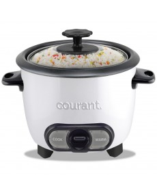 Courant 8 Cups Cooked / 4 Cups Uncooked Rice Cooker - White