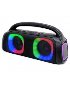 Audiobox Audiobox Subzooka Portable Boombox Speaker with Dual 5-inch Woofers and LED Lights (BZX-5000)