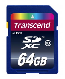 Transcend 64GB SDXC Flash Memory Card Class10