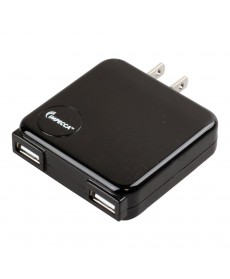 IMPECCA USB210 10-Watt Dual USB Power Adapter - Black